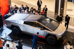 Tesla Kicks Off Cybertruck's China Tour