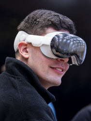 Release of Apple Vision Pro headset in New York