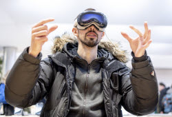 Release of Apple Vision Pro headset in New York