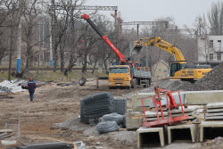 Реконструкция набережной в Мариуполе