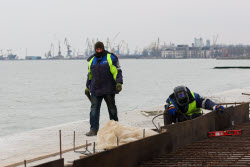 Реконструкция набережной в Мариуполе