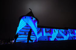 Light show in Kazan on the eve of BRICS Summit 2024