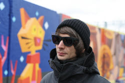 Street art exhibition in Moscow