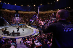 Open rehearsal at Great Moscow Circus