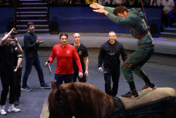 Open rehearsal at Great Moscow Circus