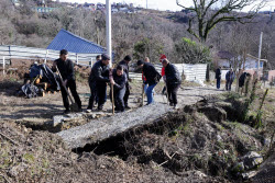 Landslide occurs after heavy rains in Sochi