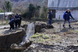 Landslide occurs after heavy rains in Sochi