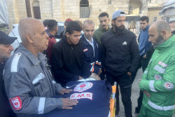 Gaza Strip in aftermath of Israeli airstrike