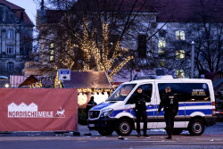 At least two dead and scores injured following vehicle-ramming attack on Christmas market