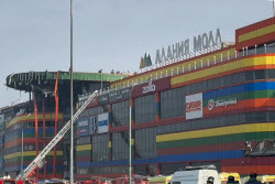 Explosion starts shopping centre fire in Vladikavkaz