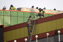 Explosion starts shopping centre fire in Vladikavkaz