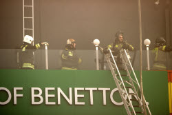 Explosion starts shopping centre fire in Vladikavkaz