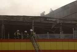 Explosion starts shopping centre fire in Vladikavkaz