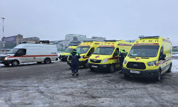 Доставка в Москву пострадавших в авиакатастрофе под Актау