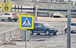 Падение автомобиля в реку в Москве