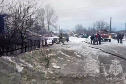 Пожар в жилом доме в Кировской области