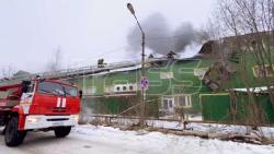ВИДЕО. Пожар на производстве ацетона в Ленобласти