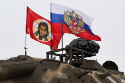 Передача военной техники военнослужащим отряда "Барс" на Запорожском направлении