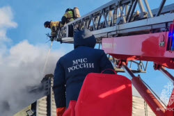 Пожар в Челябинске