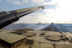 Тренировка экипажей БМП-3 в Херсонской области