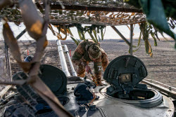 Тренировка экипажей БМП-3 в Херсонской области