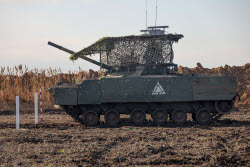 Тренировка экипажей БМП-3 в Херсонской области