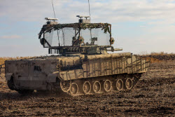 Тренировка экипажей БМП-3 в Херсонской области
