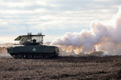 Тренировка экипажей БМП-3 в Херсонской области
