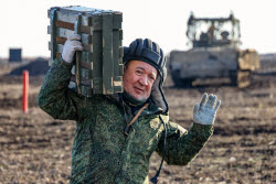 Тренировка экипажей БМП-3 в Херсонской области