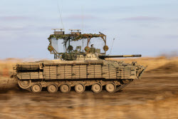 Тренировка экипажей БМП-3 в Херсонской области