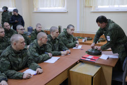 Подготовка военнослужащих инженерно-саперного соединения в Ростовской области