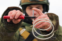 Подготовка военнослужащих инженерно-саперного соединения в Ростовской области