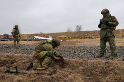 Подготовка военнослужащих инженерно-саперного соединения в Ростовской области
