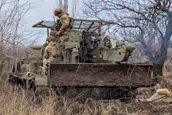 Боевая работа расчета САУ 2С7М "Малка" в зоне СВО