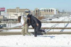 Winter weather in New Orleans, Louisiana