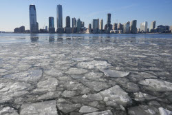 Wintry Blasts New York.