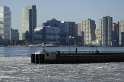 Wintry Blasts New York.