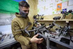 Drones and self-propelled vehicles assembled in Lugansk People's Republic