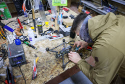 Drones and self-propelled vehicles assembled in Lugansk People's Republic