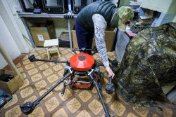 Drones and self-propelled vehicles assembled in Lugansk People's Republic