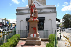 Statue of Captain James Cook vandalized