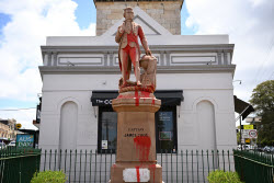 Statue of Captain James Cook vandalized