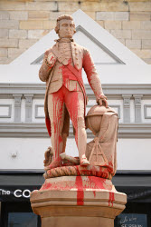 Statue of Captain James Cook vandalized