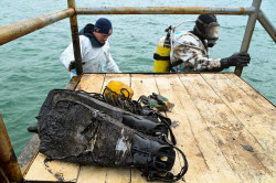 Seabed clean-up in Anapa, Russia