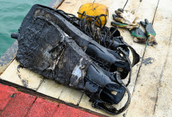 Seabed clean-up in Anapa, Russia