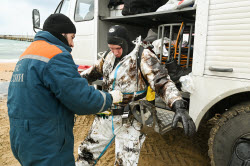 Seabed clean-up in Anapa, Russia