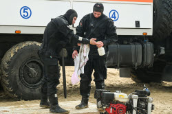 Seabed clean-up in Anapa, Russia