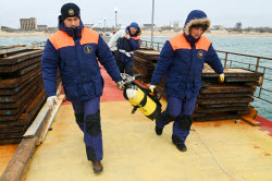 Seabed clean-up in Anapa, Russia