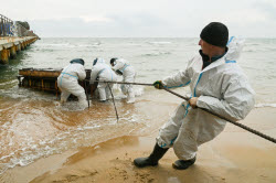 Seabed clean-up in Anapa, Russia