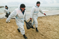 Seabed clean-up in Anapa, Russia